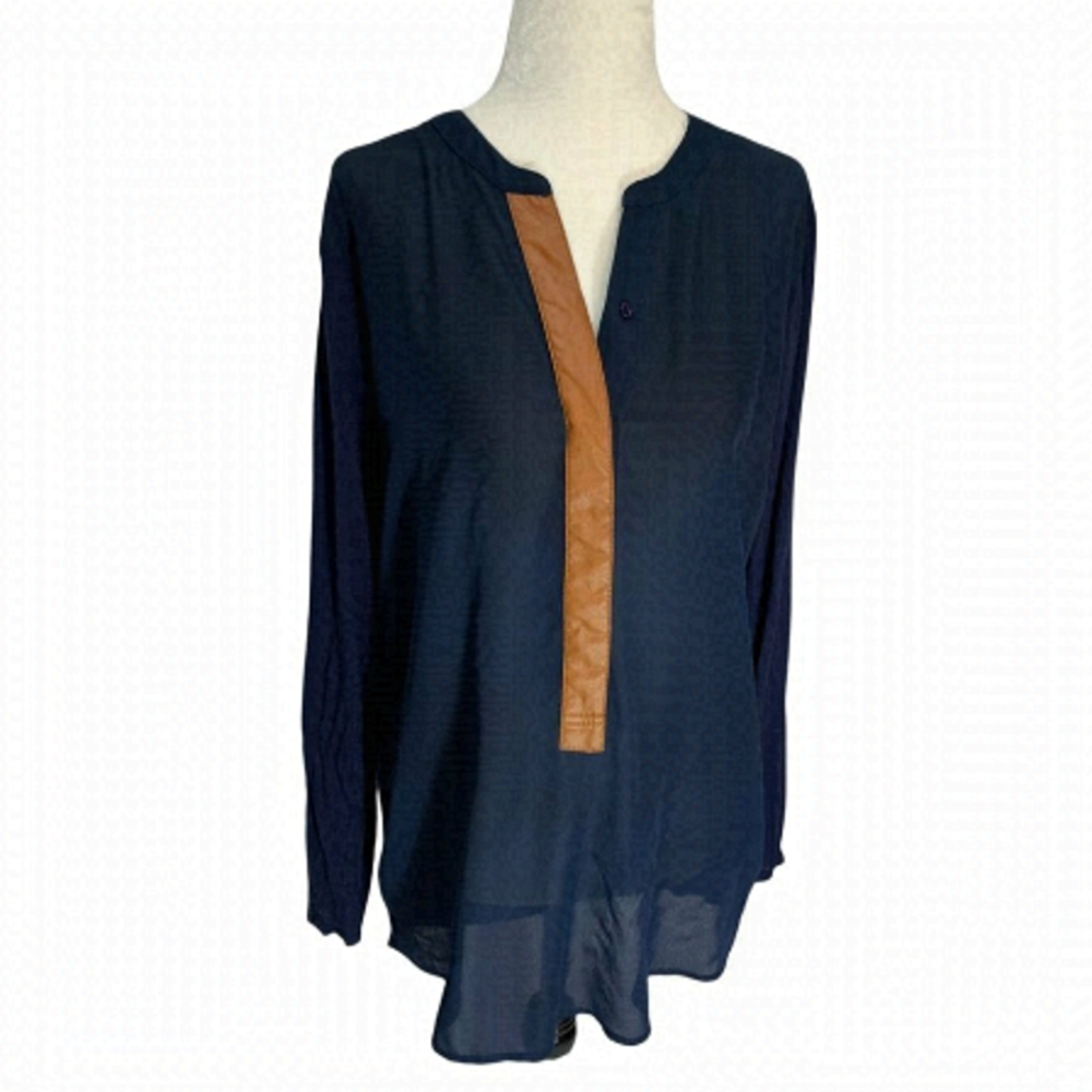 anthropologie Wylie Tunic By Sundays in Brooklyn Navy Sz Sm